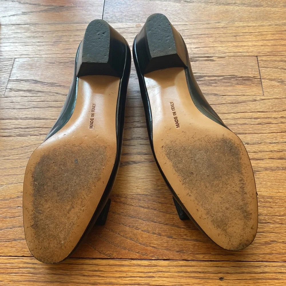 Salvatore Ferragamo Black Leather size 5 - Picture 7 of 11